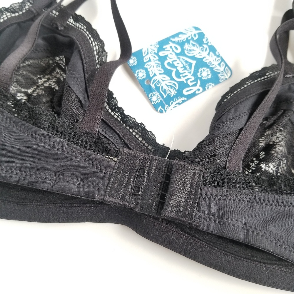 new Free People Mystic Lace Black Bra - Picture 5 of 8